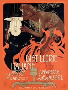 Italské lihovary, 90. léta 19. století.