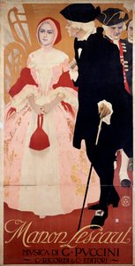 Manon Lescaut 1909 (plakát)