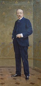Portrét Arriga Boita (olej na plátně) od Leopoldo Metlicovitz