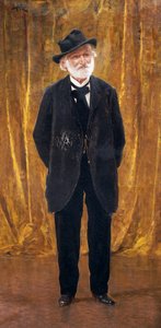 Portrét Giuseppe Verdiho (olej na plátně)