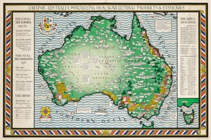 Mapa Austrálie
