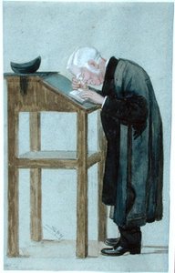Karikatura oxfordského dona (akvarel na papíře) od Leslie Matthew Ward