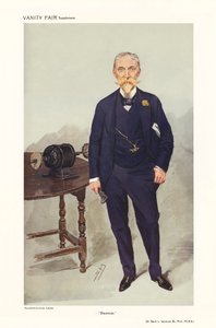 Sir David Lionel Goldsmid-Stern-Salomons - pystyasennossa