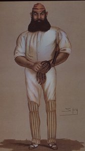 Kriketový hrdina W.G. Grace, karikatura pro Vanity Fair od Leslie Matthew Ward