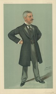 Plukovník Francis Reginald Wingate, V táboře Madhi, 9. září 1897, karikatura Vanity Fair od Leslie Matthew Ward