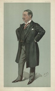 Dr Nathaniel Edward Yorke-Davis, dietetika, 12. dubna 1900, karikatura Vanity Fair od Leslie Matthew Ward