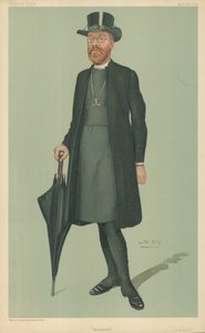 Edward Talbot, biskup z Rochesteru, Rochester, 21. dubna 1904, karikatura Vanity Fair od Leslie Matthew Ward