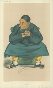 Jeho Excelence Kuo Sun Tao, Čína, 16. června 1877, karikatura Vanity Fair od Leslie Matthew Ward