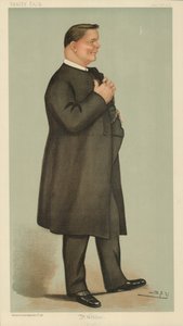James Edward Cowell Weldon, biskup-designát z Kalkaty, Kalkata, 17. listopadu 1898, karikatura Vanity Fair od Leslie Matthew Ward