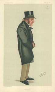 Lord Tollemache, Cheshire, 30. dubna 1881, karikatura Vanity Fair od Leslie Matthew Ward