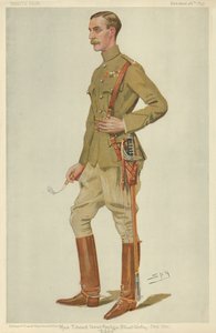 Major Edward James Montagu Stuart-Wortley, Eddie, 26. října 1899, karikatura Vanity Fair od Leslie Matthew Ward