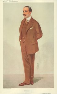 Pan Douglas Vickers, Brightside DV, 30. prosince 1909, karikatura Vanity Fair od Leslie Matthew Ward
