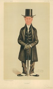 Pan E Sturge, Quaker, 20. listopadu 1886, karikatura Vanity Fair od Leslie Matthew Ward