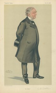 Pan Erasmus Wilson, Obelisk, 18. prosince 1880, karikatura Vanity Fair od Leslie Matthew Ward