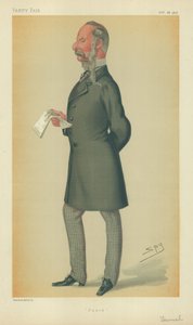 Pan John Tenniel, Punch, 26. října 1878, karikatura Vanity Fair od Leslie Matthew Ward