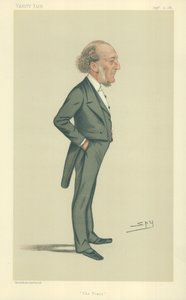 Pan John Walter, The Times, 10. září 1881, karikatura Vanity Fair od Leslie Matthew Ward