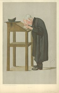 Mr W A Spooner, Spooner, 21. dubna 1898, karikatura Vanity Fair od Leslie Matthew Ward