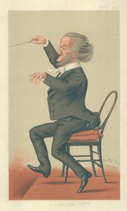 Richard Wagner, Hudba budoucnosti, 19. května 1877, karikatura Vanity Fair od Leslie Matthew Ward