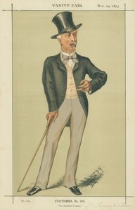 Sir Richard Wallace, The Hertford Property, 29. listopadu 1873, karikatura Vanity Fair od Leslie Matthew Ward