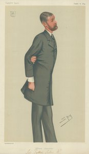 Sir Tatton Sykes, Patnáct kostelů, 23. srpna 1879, karikatura Vanity Fair od Leslie Matthew Ward