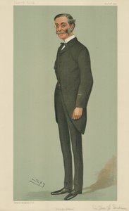 Sir Thomas Henry Sanderson, zahraniční věci, 10. listopadu 1898, karikatura Vanity Fair od Leslie Matthew Ward