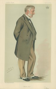 The Earl of Stair, White Dal, 22. září 1883, karikatura Vanity Fair od Leslie Matthew Ward