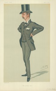 The Hon Edward Stanhope MP, The young man, 12. dubna 1879, karikatura Vanity Fair od Leslie Matthew Ward