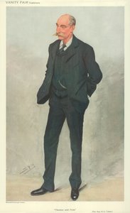 The Hon Robert Garnett Tatlow, Glasgow, 16. června 1909, karikatura Vanity Fair od Leslie Matthew Ward