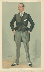The Hon W F D Smith, vedoucí největšího nakladatelství křesťanského světa, 8. prosince 1904, karikatura Vanity Fair od Leslie Matthew Ward