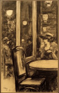 V Café Bauer od Lesser Ury