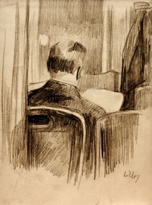 Čtenáři v kavárně od Lesser Ury