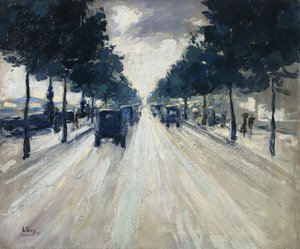 The Embankment, Londýn, 1926 od Lesser Ury