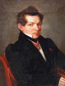 Portrét matematika Nikolaje Lobačevského 1792-1856, 1839