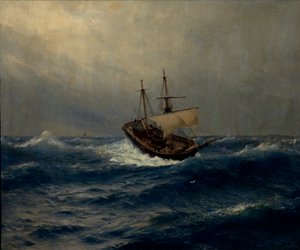 Bouře na moři, 1887