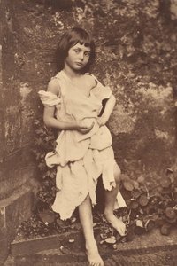 Alice Liddell jako The Beggar Maid, 1858.