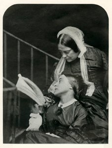Christina Rossetti a její matka Frances Rossetti, 1863, 1948.