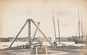 Výstavba washingtonského akvaduktu od Lewis Emory Walker
