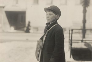 Tony Casale, "Bologna", 11 let prodává noviny 4 roky, Hartford, Connecticut, březen 1909