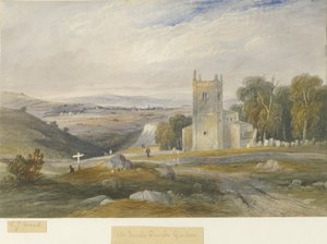 Grindon Church: malba akvarelem a [c 1830-1845]