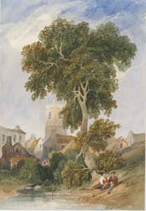 Longnor Village: malba akvarelem a [c 1830-1840]
