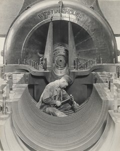Srdce turbíny od Lewis W. Hine