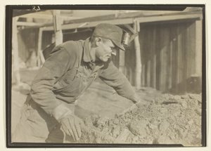 Brzdař ve vlaku s uhlím, Pensylvánie od Lewis Wickes Hine
