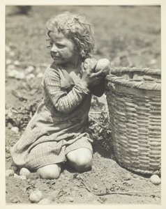 Dětská práce na farmě od Lewis Wickes Hine