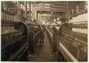 Dětská přadlena v Mollahan Cotton Mills, Newberry, Jižní Karolína, 1908 od Lewis Wickes Hine
