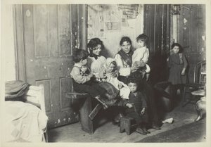 Italská rodina, Chicago od Lewis Wickes Hine