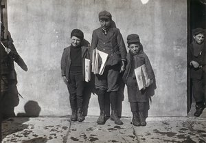 John Pento, Hartford, Connecticut, březen 1909 od Lewis Wickes Hine