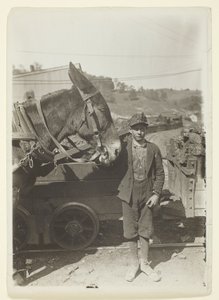Mladý řidič v uhelném dole v Západní Virginii od Lewis Wickes Hine