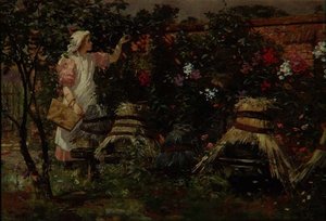 Dívka a včelí úly od Lexden L. Pocock