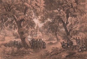 Útok Garibaldiho vojsk na San Fermo della Battaglia, Como, Lombardie od Unbekannt Unbekannt