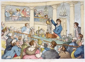 Chemické přednášky, c 1810 od Unbekannt Unbekannt